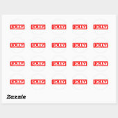 Jolly Stamp Ronde Sticker (Vel)