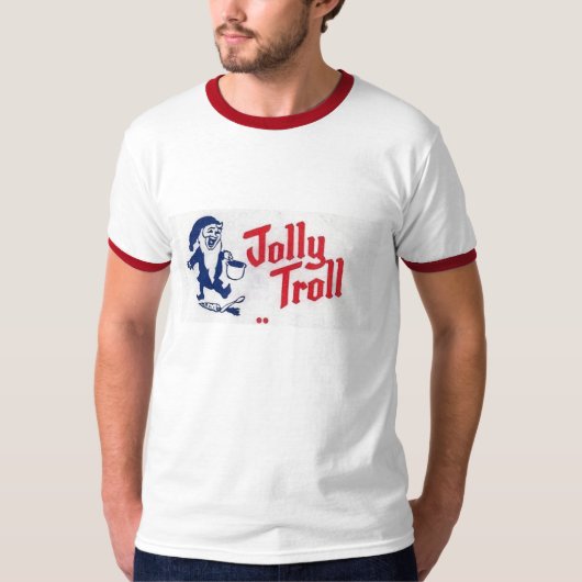 Jolly Troll  Ringer T-Shirt (Voorkant)