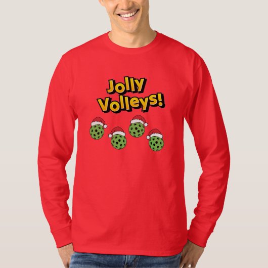 Jolly Volleys T-shirt met lange mouwen (Voorkant)