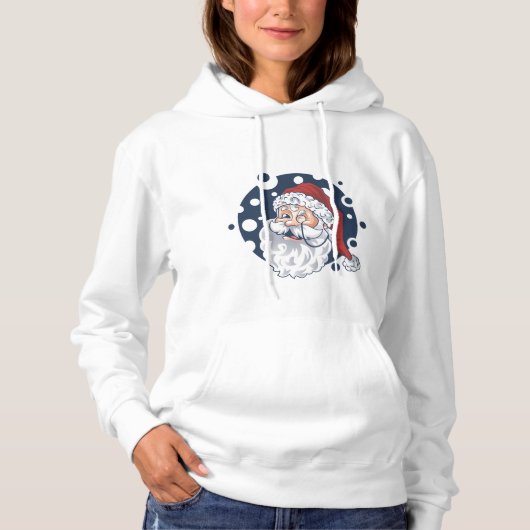 Jolly Winter Kerstman | Kerstmis Hoodie (Voorkant)