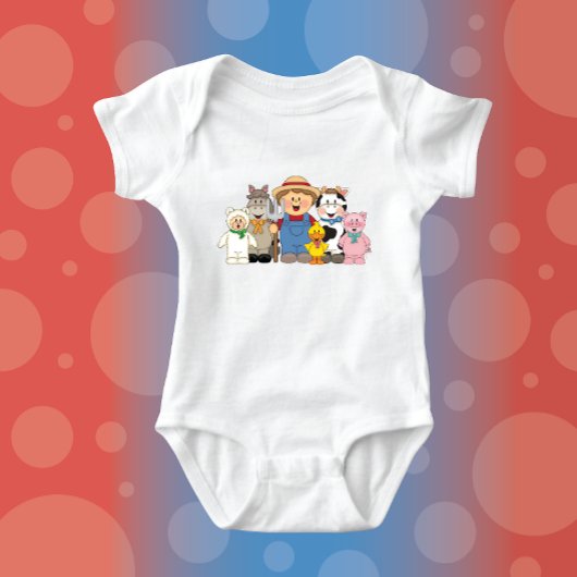 JollyKins Barnyard Buddies Boy Romper