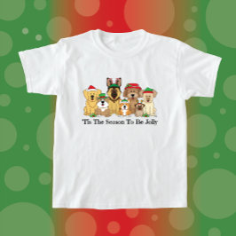JollyKins Holiday Dogs T-shirt