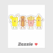 JollyKins Hot Dog Friends Sticker (Vel)