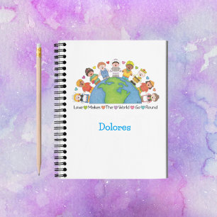 JollyKins Love maakt de wereld draaiend Notitieboek
