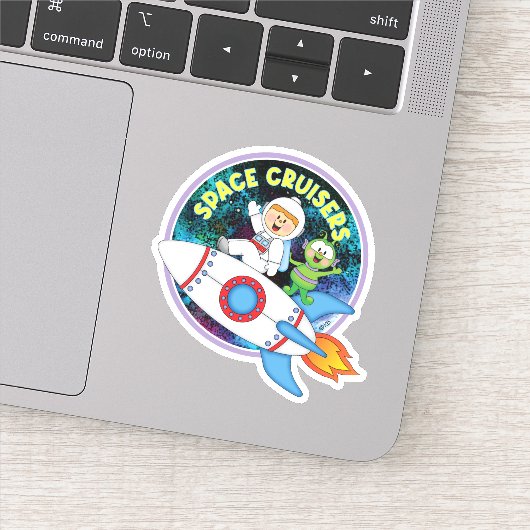 JollyKins Space Cruisers Sticker (Detail)