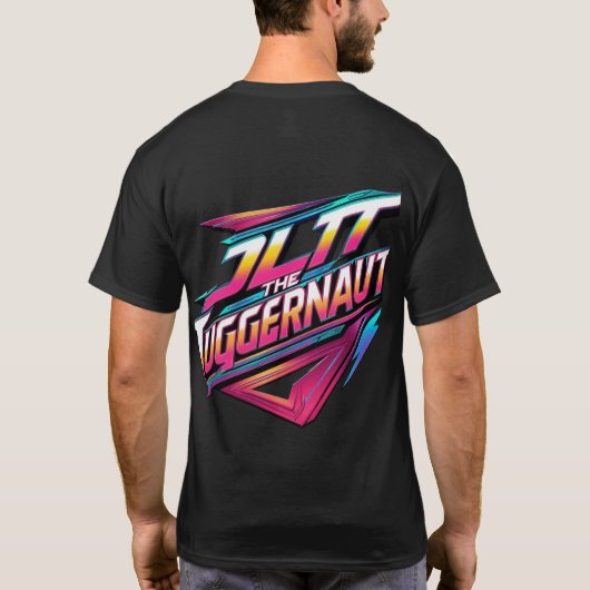 Jolt the Juggernaut: Bold Power T-Shirt (Achterkant)
