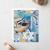 Jom Kipoer Notitiekaartje (Voorkant / Achterkant in situ)