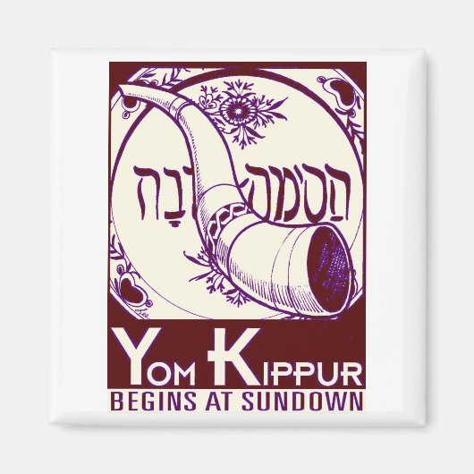 Jom_Kippur3 Magneet (Voorkant)