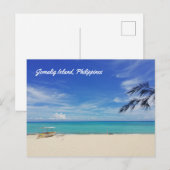 Jomaling Island Beach, Filipijnen Briefkaart (Voorkant / Achterkant)