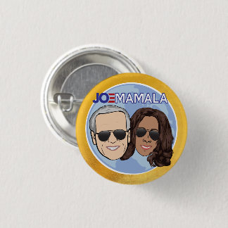 JOMAMALA Funny Joe Biden Kamala Harris Pinback Ronde Button 3,2 Cm