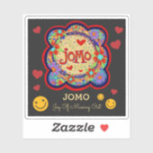 JOMO Trendy Inspirivity Sticker met Smileys (Vel)