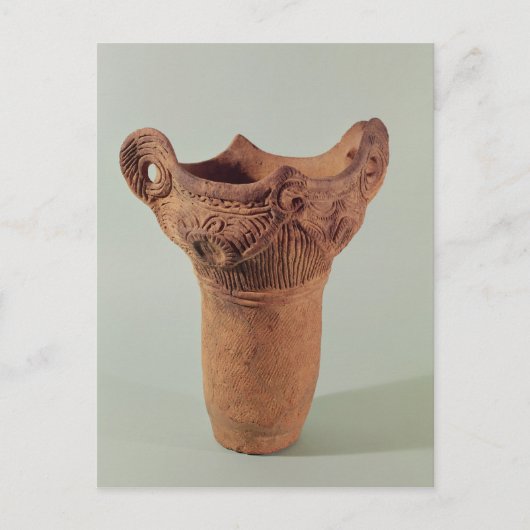 Jomon vase uit de provincie Kanto Briefkaart (Voorkant)
