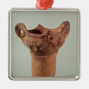 Jomon vase uit de provincie Kanto Metalen Ornament