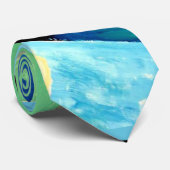 Jon-And - Schip in haven Stropdas (Opgerold)