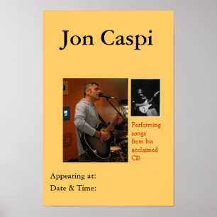 Jon Caspi - Poster voor prestaties