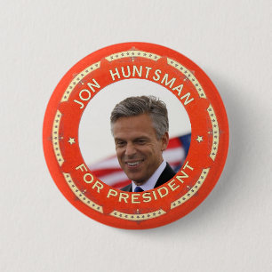 Jon Huntsman 2012 Ronde Button 5,7 Cm