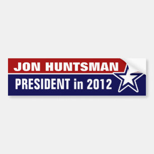 Jon Huntsman in 2012 Bumpersticker