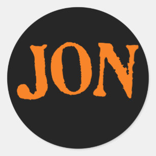 Jon Instant Costume Ronde Sticker