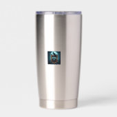 Jon Live na de duistere tuimelaars Geïsoleerde Drinkbeker (Achterkant)