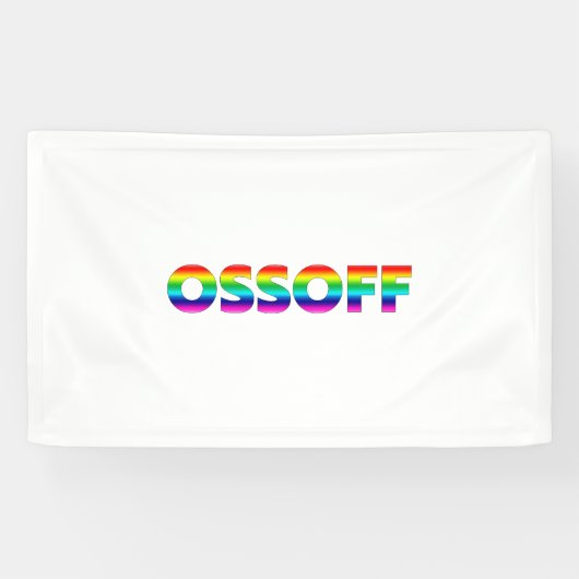 Jon Ossoff Georgia Senate runt pride lgbtq lgbt Spandoek (Horizontaal)