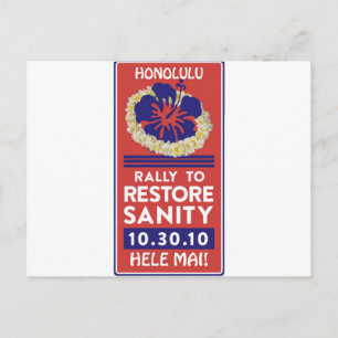 Jon Stewart Lei Briefkaart