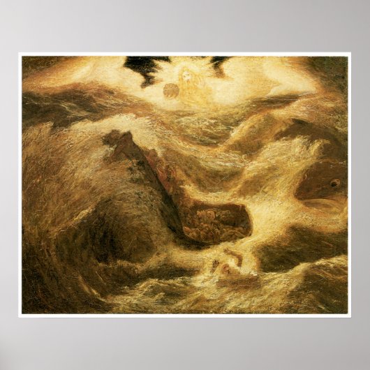 Jonah, 1885, Albert Pinkham Ryder Poster (Voorkant)