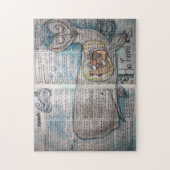 Jonah 2:2 - "Hij hoorde me" Legpuzzel (Verticaal)