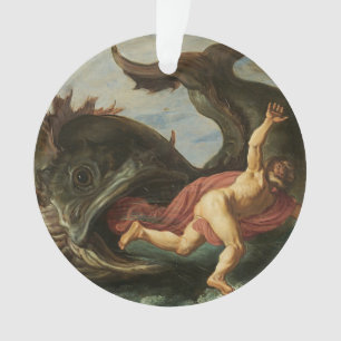 "Jonah and the Whale" aangepaste versiering Ornament