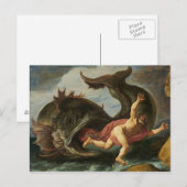 "Jonah and the Whale" art briefkaart (Voorkant / Achterkant)