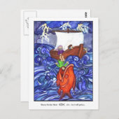 Jonah en de Big Fish briefkaart (Voorkant / Achterkant)