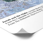 Jonah en de walvis (de onderwereld) poster (Hoek)