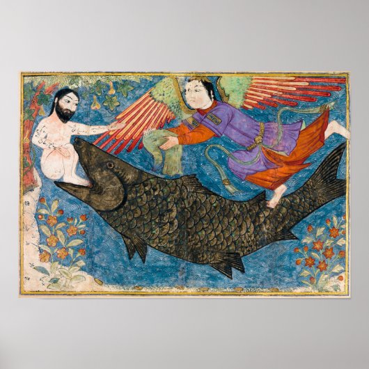 Jonah en de walvis poster (Voorkant)