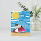 Jonah et la carte postale de la baleine (Debout devant)