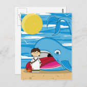 Jonah et la carte postale de la baleine (Devant / Derrière)