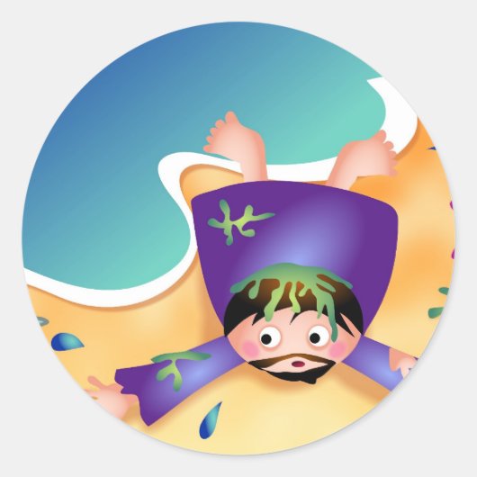 Jonah Ronde Sticker (Voorkant)