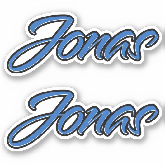 Jonas Blue Autocollants Sticker Stickerset (Devant)