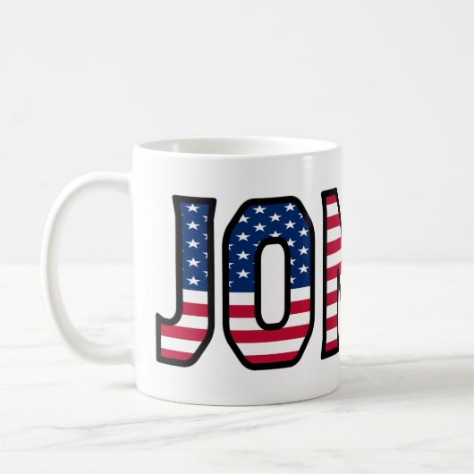 Jonas Name Vorname USA styled Tasse Kaffeetasse (Gauche)