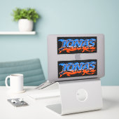 Jonas prénom Nom Autocollant Stickers (Ordinateur portable sur le bureau)