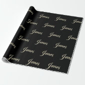 Jonas prénom nom papier cadeau noble Papier (Déroulé)