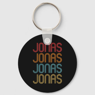 Jonas Voornaam Trots Vintage Vervallen Retro Stijl Sleutelhanger