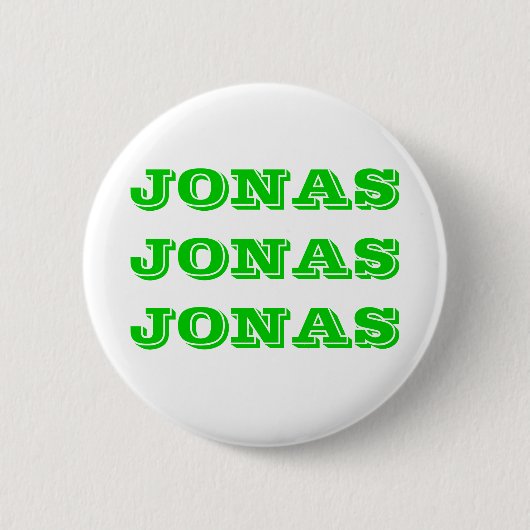 JONASJONASJONAS RONDE BUTTON 5,7 CM (Voorkant)