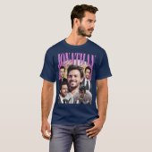 Jonathan Bailey retro T-shirt (Voorkant volledig)