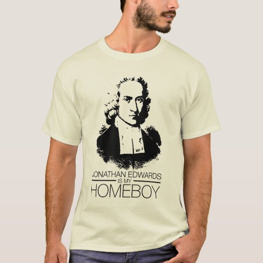 Jonathan Edwards is mijn homeboy T-shirt (Voorkant)