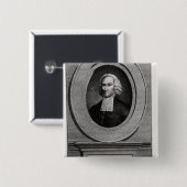 Jonathan Edwards Vierkante Button 5,1 Cm (Voorkant /achterkant)