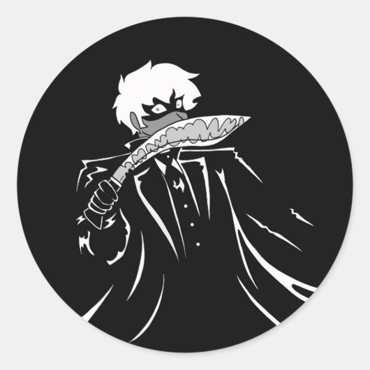 Jonathan Harker de Kukri Cryptid Sticker (Voorkant)