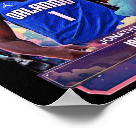 Jonathan Isaac 99 Dark Kaart HD Poster (Hoek)