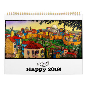 Jonathan Kis-Lev Art Calendar 2019 Kalender