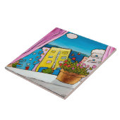 Jonathan Kis-Lev Tel Aviv Joy Tile Tegeltje (Zijkant)