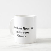 Jonathan Roumie Fan Prayer Group Koffiemok (Voorkant links)