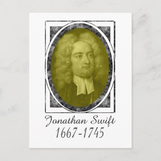 Jonathan Swift Briefkaart (Voorkant)